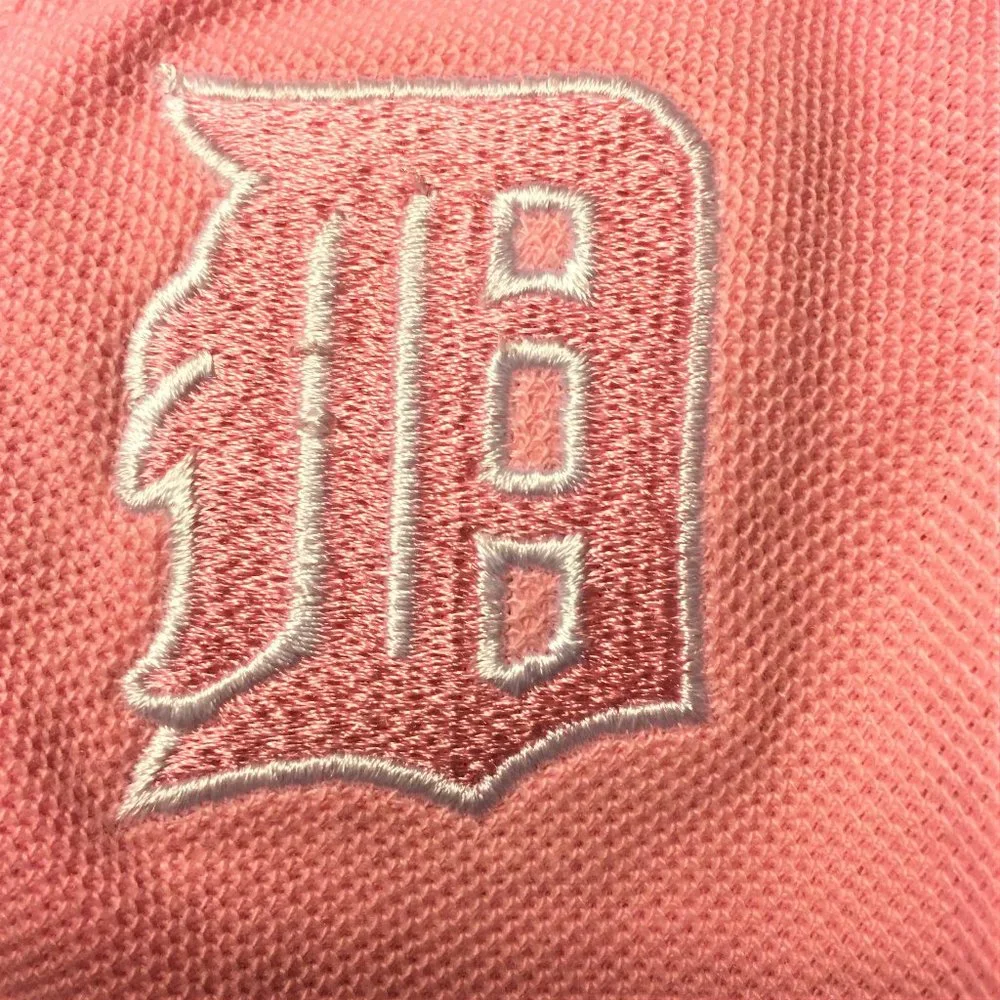 ADIDAS Detroit Baseball Fan Pink Polo Dress 0-3M - Picture 4 of 10
